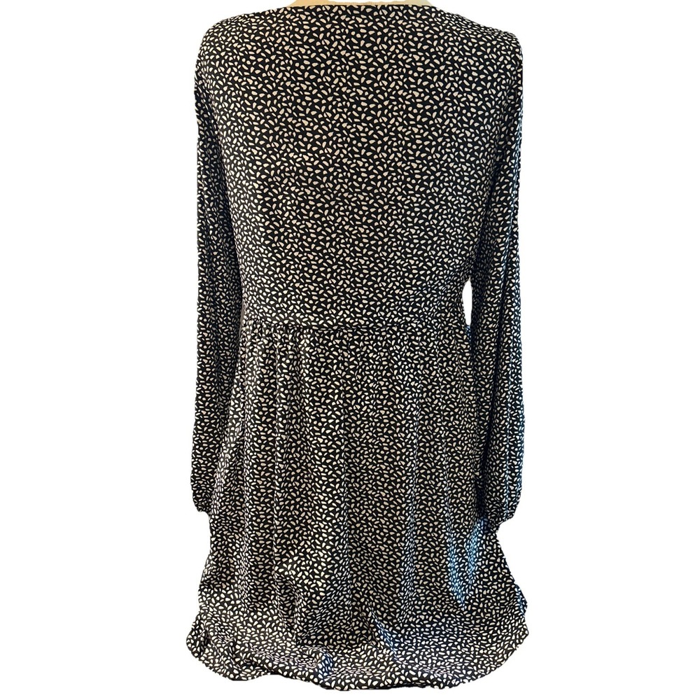 ALTERED STATE Dress Black And White Size Medium Long Sleeve Pullover - Picture 4 of 4